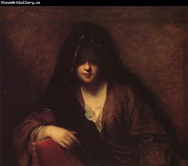 Jean-Baptiste Santerre A Young Woman in a Shawl